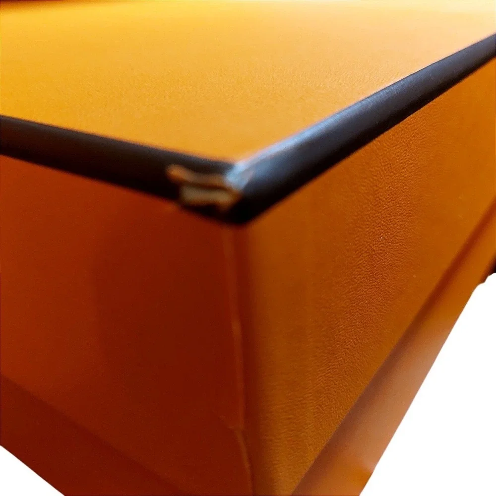 Hermes Orange Storage Gift Box Set 2pc Large Small Good Condition